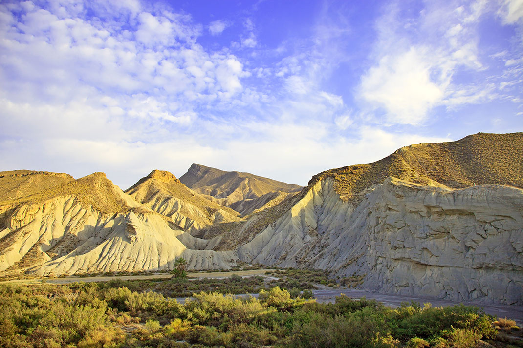 Le désert de Tabernas via Shutterstock