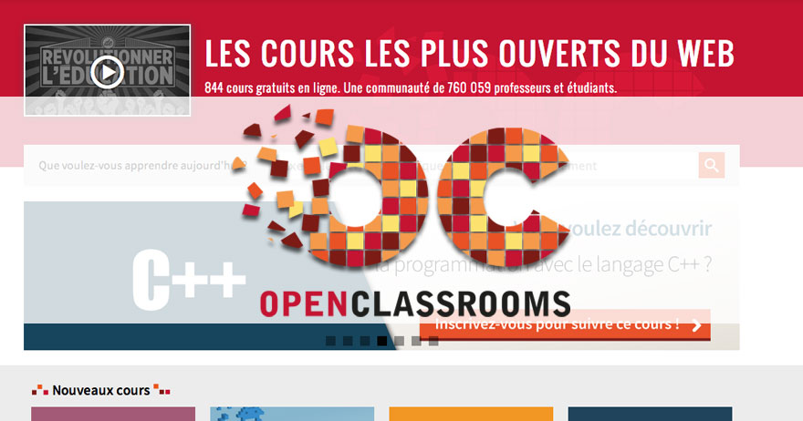 OpenClassrooms, plus de 800 cours gratuits pour assouvir votre soif d’apprendre