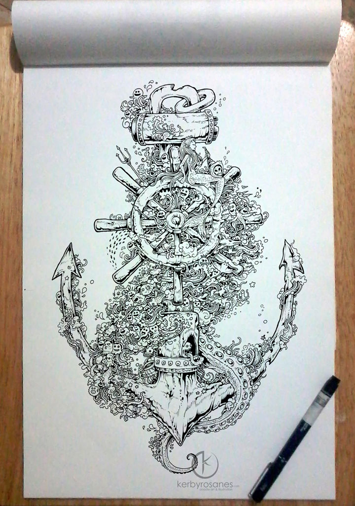 plongez-dans-lunivers-incroyable-de-ce-carnet-a-croquis-illustre-par-kerby-rosanes29