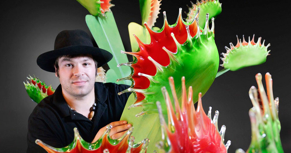 fleur-verre-sculpture-art-une
