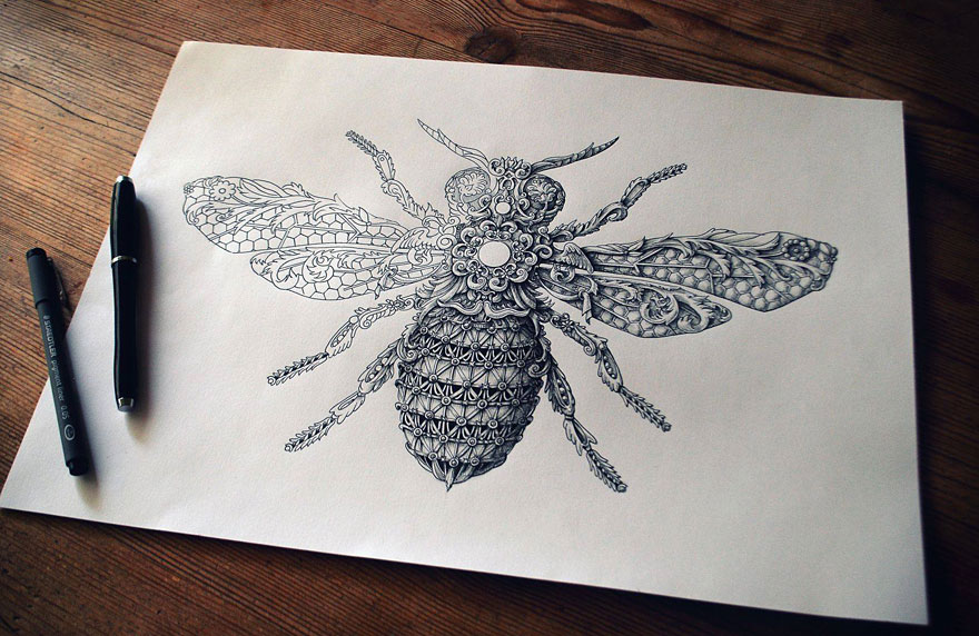 11-abeille-dessins-symboles-royaux