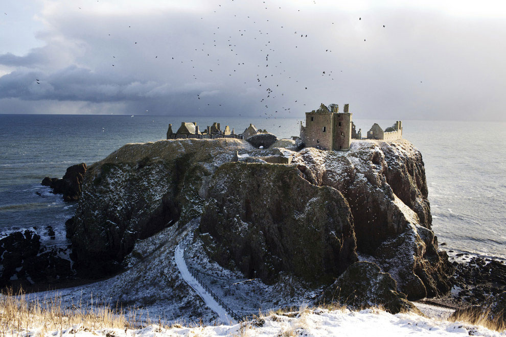 Dunnottar-chateau-ruines