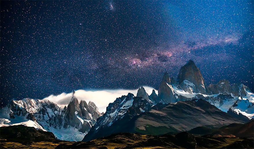 nuit-etoiles-ciel-montagnes