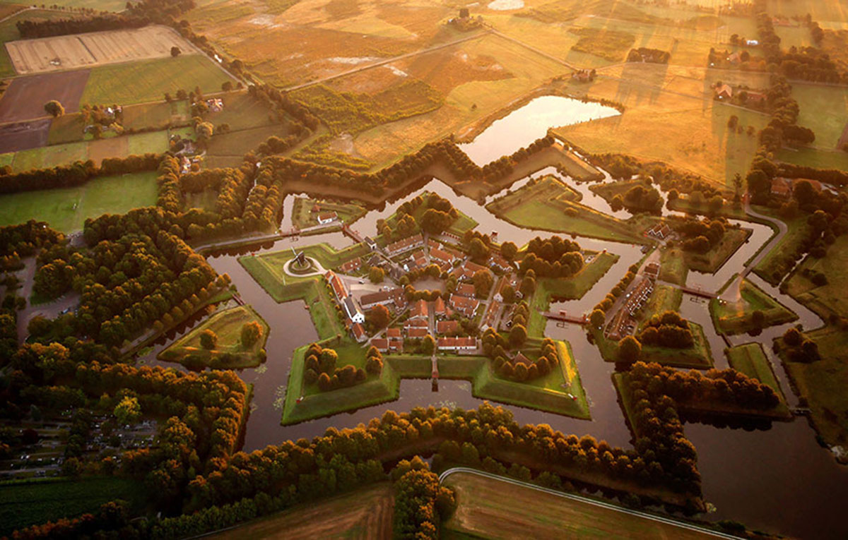Drone-Bourtange-Hollande