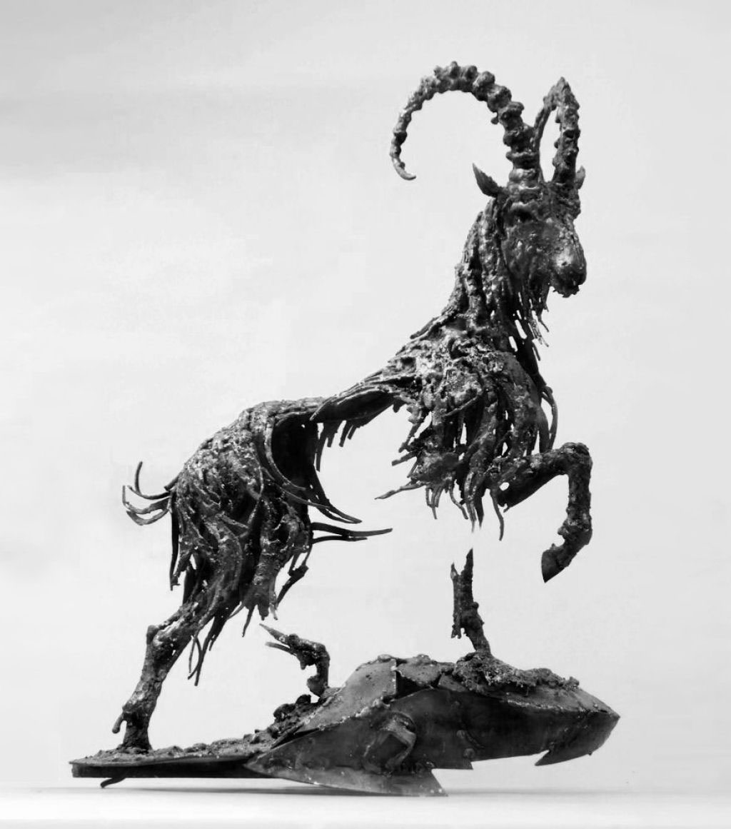 sculpture-animaux-bouc