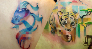 Une-tatouage-pixel