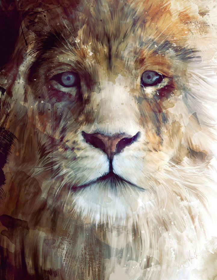 portrait-dessins-saisissant-lion