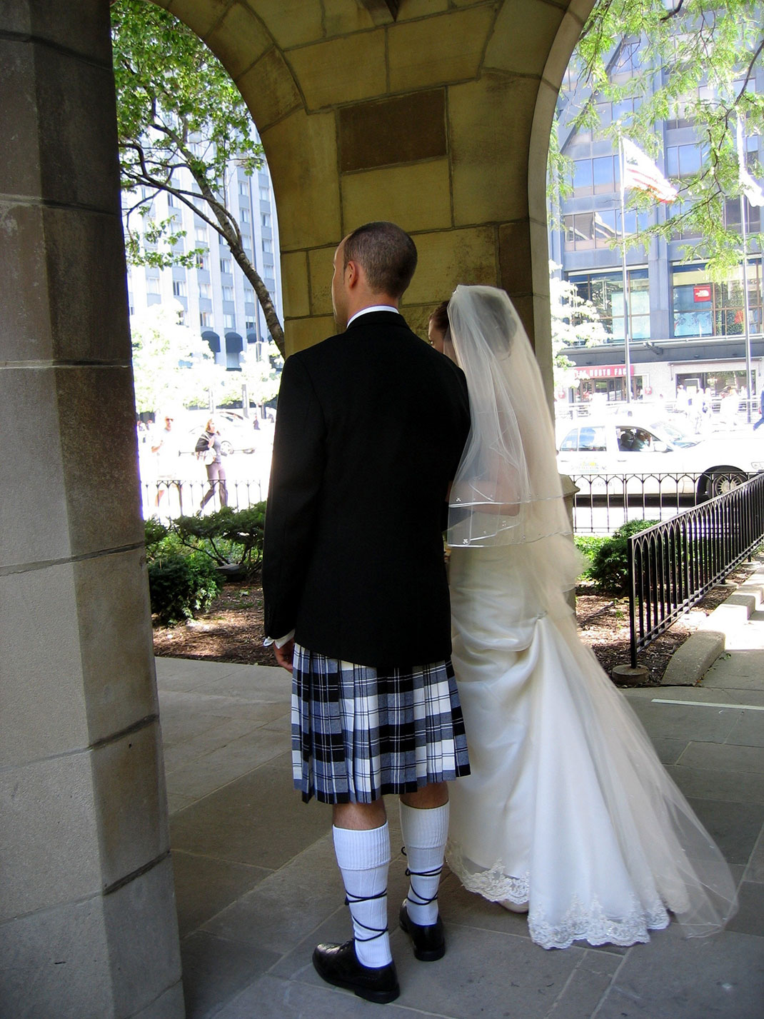 Mariage écossais via Shutterstock