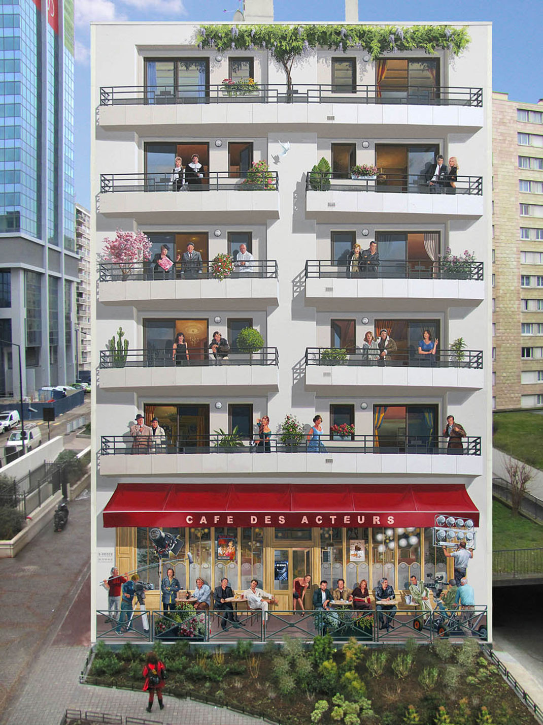 Fresque réalisée par A.Fresco